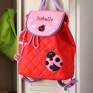 Personalized Ladybug Backpack for Girls