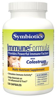 Symbiotics   Immune Formula with Colostrum Plus   120 Capsules
