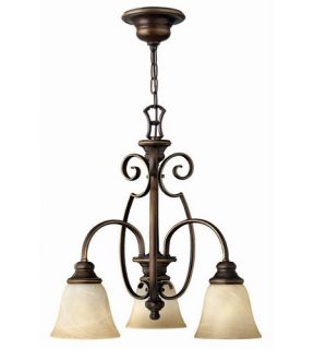 Cello 3 Light Chandeliers in Antique Bronze 4563AT