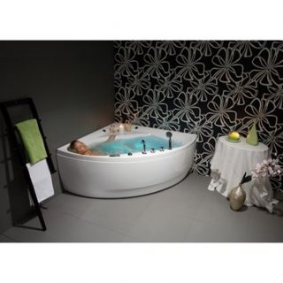 Aquatica Oliv Freestanding Acrylic Bathtub   White