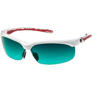 Solar Bat Leverage 23 Tennis Sunglasses White/Red Solar Bat Sunglasses