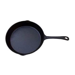 10 Cast Iron Skillet with Handle,Cast Iron Dia 25cm x H4.5cm