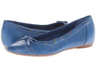 Clarks Poem Cottage Womens Flat Shoes (Blue)