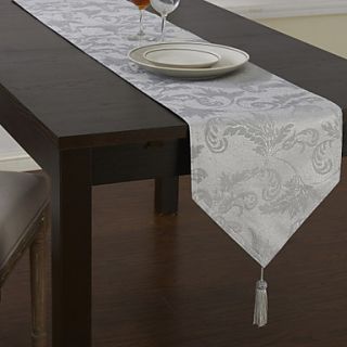 Traditional Silver Floral Table Runners