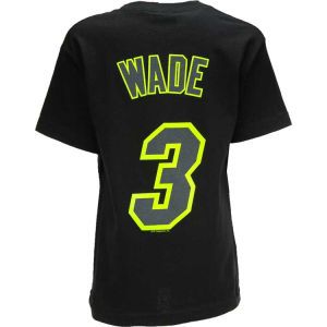 Miami Heat Dwyane Wade Profile NBA Youth Neon Name Number T Shirt