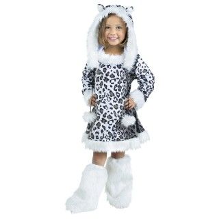 Snow Leopard Toddler Girl Costume