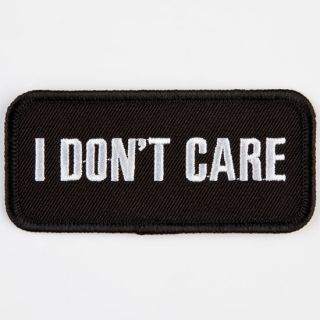 I Dont Care Patch Black/White One Size For Men 243548125