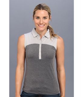 Heather Grey Laura Sleeveless Top Womens Short Sleeve Knit (Gray)