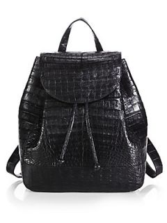 Nancy Gonzalez Crocodile Backpack   Black