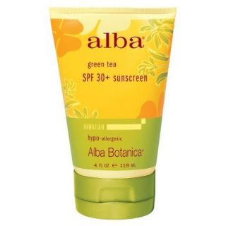Alba Hawaiian Green Tea Sunscreen SPF 45  4oz