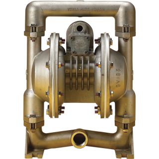 Zee Line Stainless Steel Double Diaphragm Pump   37 GPM, Model 1040SS
