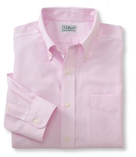 Wrinkle Resistant Vacationland Sport Shirt, Traditional Fit Mini Check Tall