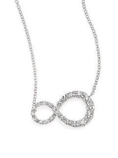 Kwiat Elements Diamond & 18K White Gold Infinity Pendant Necklace   White Diamon