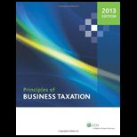 Principles of Business Taxation 2013
