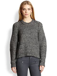 Belstaff Rorrington Chunky Knit Sweater   Charcoal