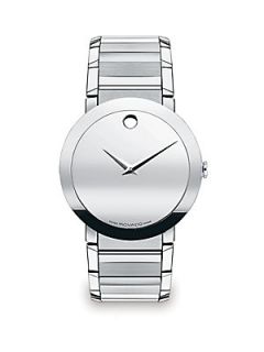 Movado Sapphire Stainless Steel Watch   Stainless Steel