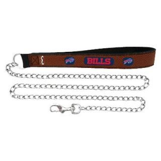 Buffalo Bills Football Leather 3.5mm Chain Leash   L