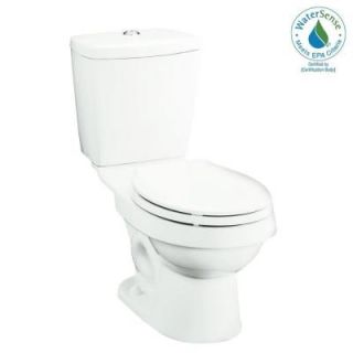 Sterling Plumbing Karsten 2 Piece 1.6 GPF Dual Force Low Consumption Round Toilet in White 402025 0