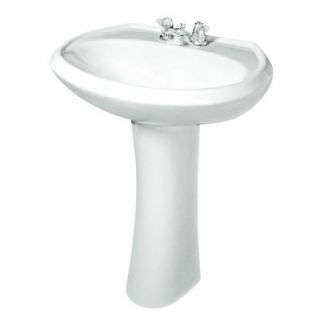 Gerber Maxwell Pedestal Combo Bathroom Sink in White G0022514