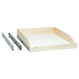 Slide A Shelf Made To Fit Slide Out Shelf, Full Extension, Paint Grade Poplar Front SAS FE L P