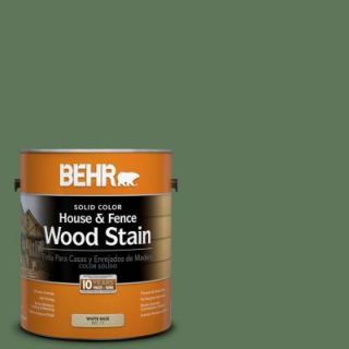 BEHR 1 gal. #SC 126 Woodland Green Solid Color House and Fence Wood Stain 03001