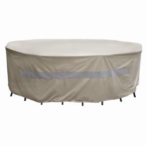 Hearth & Garden Polyester Oversized X Large Patio Table and Chair Set Cover with PVC Coating SF40251