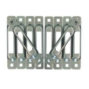 SNAP LOC E Track Single in Stainless Steel (10 Pack) HD SS10 P