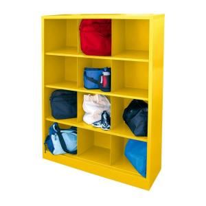 Cubby 46 in. x 66 in. Yellow 12 Cube Organizer IC00461866 EY