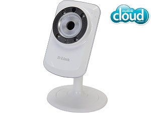 D Link DCS 933L Cloud Wireless IP Camera, 640X480 Resolution, Night Vision, Wi Fi Extender, Sound and Motion Detection, mydlink enabled