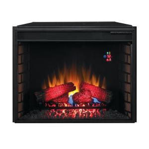 29 in. Electric Fireplace Insert and Builders Box Kit 74433 BB