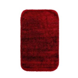 Garland Rug Traditional Chili Pepper Red 24 in. x 40 in. Washable Bathroom Accent Rug DEC 2440 04