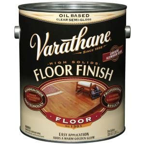 Varathane 1 gal. Clear Semi Gloss 350 VOC Oil Based Floor Finish Polyurethane (2 Pack) 214551