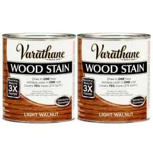 Varathane 1 Qt. Light Walnut Wood Stain (2 Pack) DISCONTINUED 207128