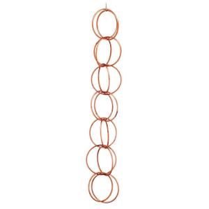 Good Directions Double Link Polished Copper Rain Chain 464P 6