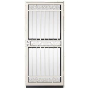Unique Home Designs Sylvan 36 in. x 80 in. Almond Outswing Security Door with Shatter Resistant Glass Inserts IDR12500362019