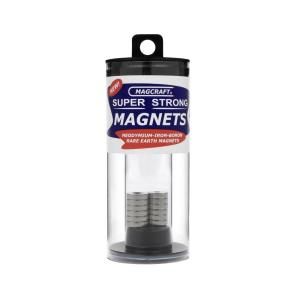 Magcraft Rare Earth 1/2 in. x 1/7 in. x 1/8 in. N Countersunk Ring Magnet (12 Pack) NSN0590