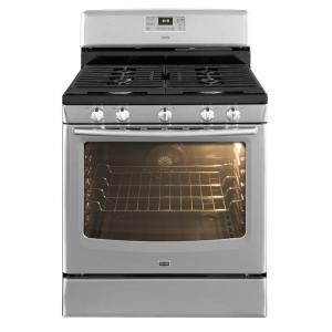 Maytag AquaLift 5.8 cu. ft. Gas Range with Self Cleaning Convection Oven in Stainless Steel MGR8775AS