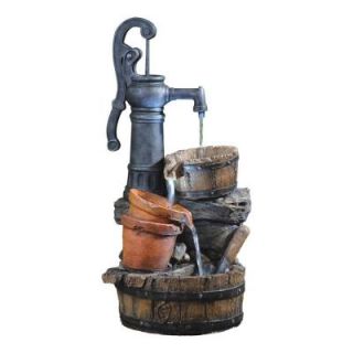 Fountain Cellar Classic Water Pump Fountain with LED Light FCL061
