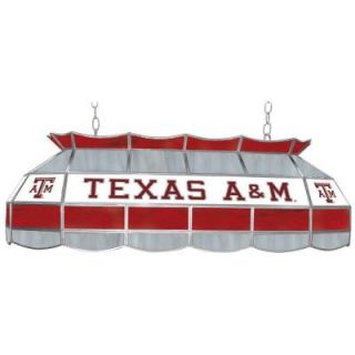 Trademark Global Texas A&M University 3 Light Stained Glass Tiffany Lamp LRG4000 TAMU