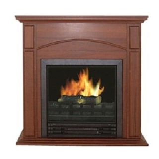 Quality Craft 28 in. Electric Fireplace in Chestnut MM190P 2628FCN