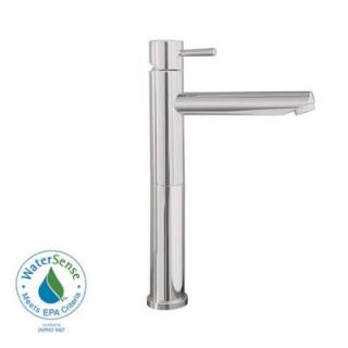 American Standard Serin Single Hole 1 Handle High Arc Bathroom Vessel Faucet in Satin Nickel 2064.151.295