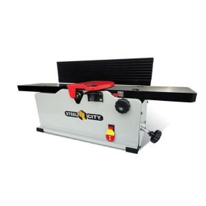 Steel City 6 in. 1/8 Cast Iron and Helical Cutterhead Bench Top Jointer  DISCONTINUED 40610CH