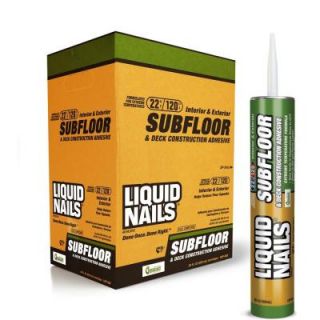 Liquid Nails 10 fl. oz. Subfloor and Deck Construction Adhesive (24 Pack) LN 902 CP