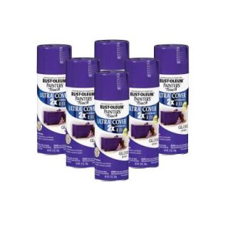 Painters Touch 12 oz. Gloss Grape Spray Paint (6 Pack) DISCONTINUED 182694