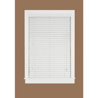 Madera Falsa White 2 in. Faux Wood Plantation Blind, 64 in. Length (Price Varies by Size) MF4364WH02