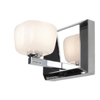 Alternating Current 1 Light Wall Polished Stainless Steel Halogen Bath Vanity DISCONTINUED AC1081