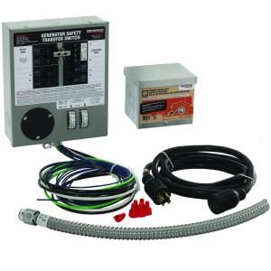 Generac 30 Amp Indoor Transfer Switch Kit for 6 10 Circuits 6408