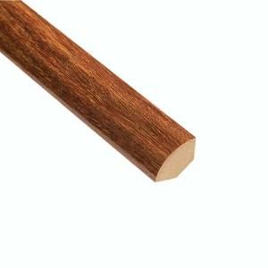 Home Legend High Gloss Natural Mahogany 19.5 mm Thick x 3/4 in. Wide x 94 in. Length Laminate Quarter Round Molding HL92QR