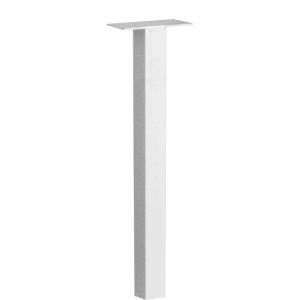 Architectural Mailboxes 46 1/2 in. Standard In Ground Post in White 5105W