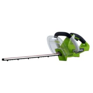 Green Works 22 in. 20 Volt Cordless Hedge Trimmer   Battery Not Included 22612